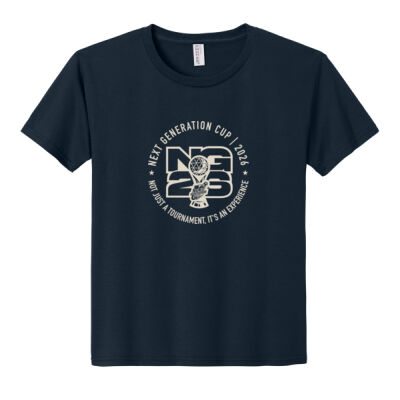 Next Gen Youth Cotton T-Shirt Navy Thumbnail