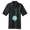 Heavyweight Cotton Pique Polo with Pocket Thumbnail